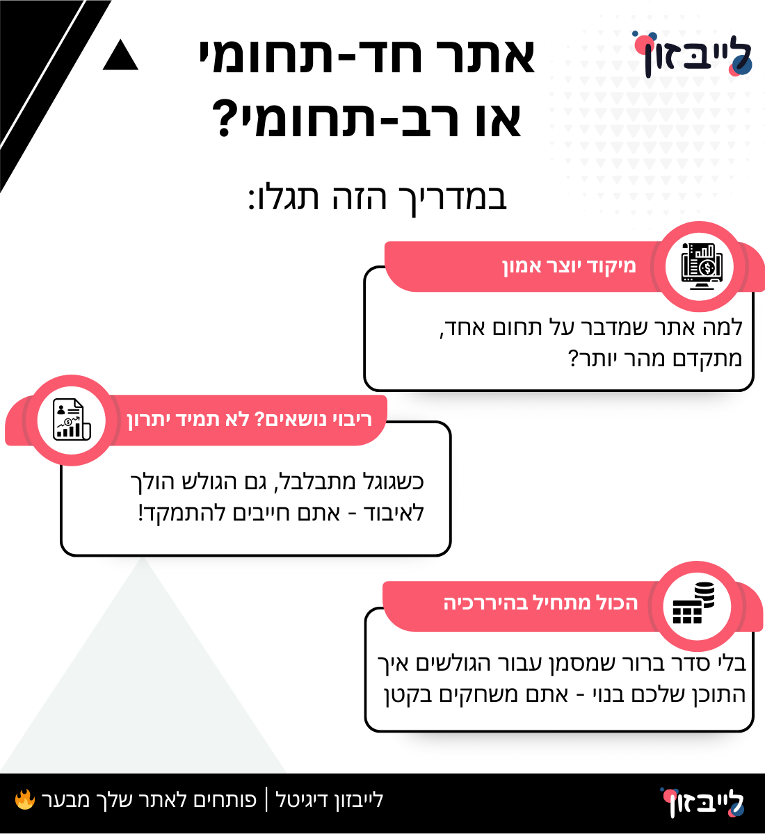 אתר חד תחומי או רב תחומי