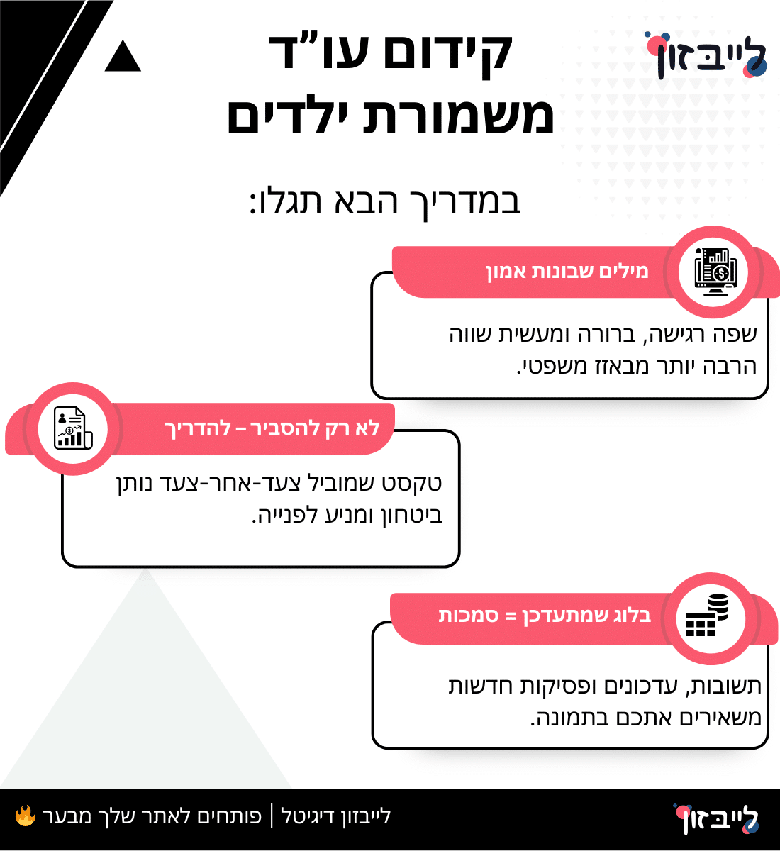 קידום עורך דין משמורת ילדים